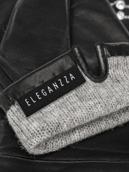 Перчатки женские ш+каш. IS01442 black - Eleganzza фото 8