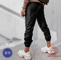 Женские штаны из эко-кожи - Bruno фото 3