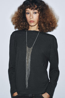 SOFT TOP WITH DRAPED BACK - Zara фото 2