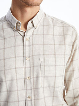 Regular Fit Uzun Kollu Ekose Erkek G?mlek