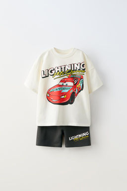 CARS DISNEY BASKILI T-SHIRT VE BERMUDA SORT TAKIM
