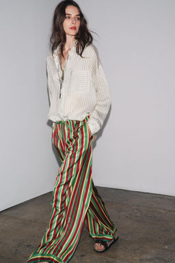 STRIPED PYJAMA TROUSERS ZW COLLECTION