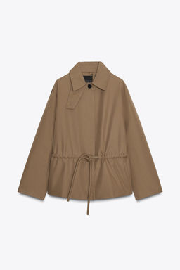 ZW COLLECTION SHORT PARKA WITH ADJUSTABLE WAIST