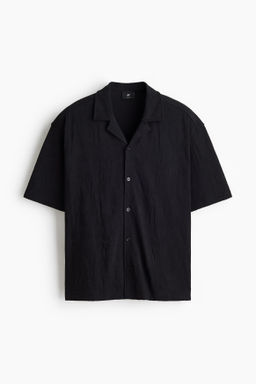 Camisa resort en punto jacquard Relaxed Fit - H&m фото 3