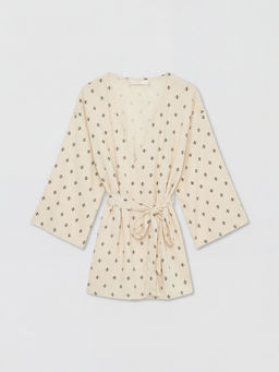 ?al Yaka Desenli Hamile Pijama Tak?m