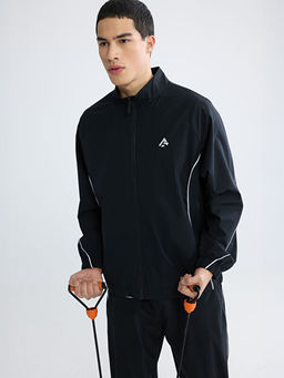 Dik Yaka Erkek Fermuarl? Sweatshirt