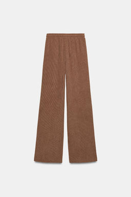 STRAIGHT FIT TROUSERS WITH ELASTICATED WAIST - Zara фото 7