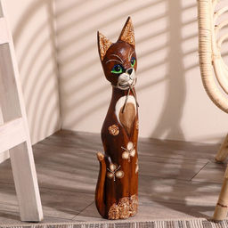Сувенир дерево "Кошка" 50 см