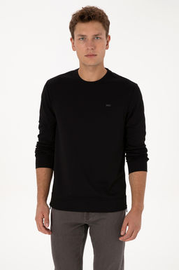 Erkek Siyah Sweatshirt