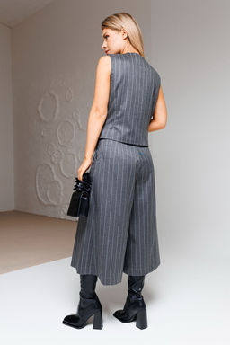 Костюм AmberA 2053 серый полоска  фото 5