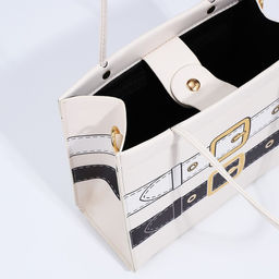 Сумка женская, тоут на молнии, цвет белый - Simaland фото 7