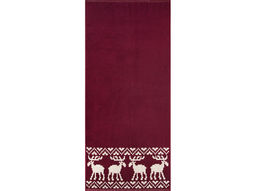 Полотенце махровое 6с102.411ж1 Оленики(кр.дерево1) 67х150см