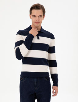 Erkek Lacivert Kazak