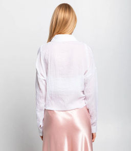 Рубашка #ОКТ115001, белый - Dommod фото 3