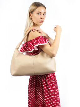 LACCOMA сумка Зафира-L815-бежевый эко кожа хлопок