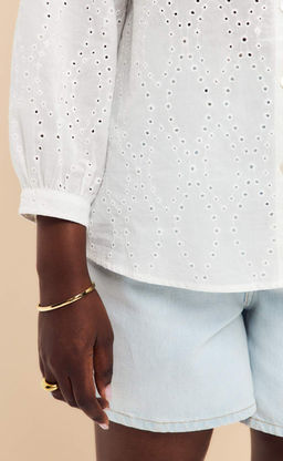 Блузка F512-1102 white - Fine joyce фото 6