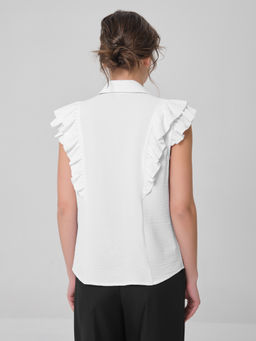 Блузка с оборками - Stilla фото 4