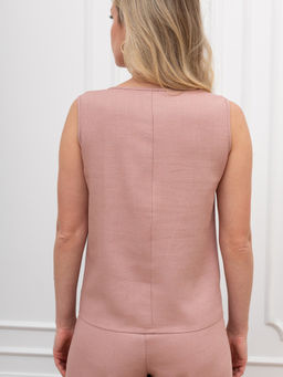 Блузка (топ) Сибелла-5 из вискозы со льном - Виотекс фото 21