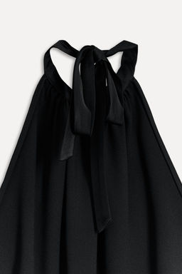 HALTER TOP WITH TIE DETAIL 50TH ANNIVERSARY - Zara фото 8