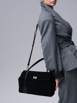 Замшевая сумка Nadi DBR 31356 черный фото 5