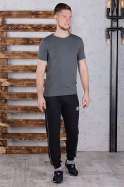 Брюки спортивные 
 3.MM116B-серый-тёмный