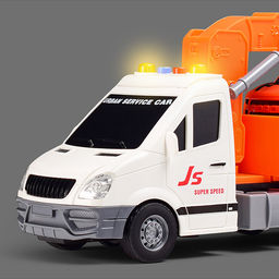 Машина "Грейдер" 1:16 (свет, звук) в коробке