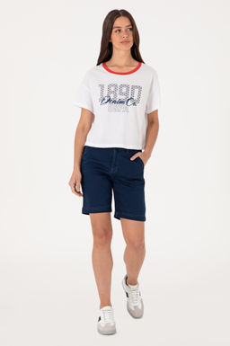 Kad_n Beyaz Ti__rt Sepette S_rpriz _ndirim - U.s. polo assn фото 4