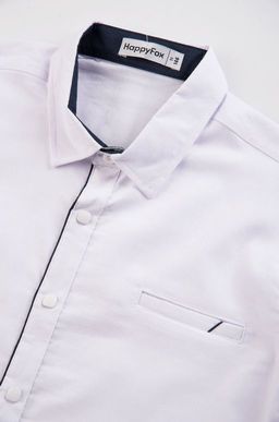 Рубашка для мальчика на кнопках Happy Fox фото 5