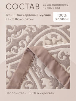 Покрывало двухстороннее и две наволочки Aurora Veil PAV004 220*240 - Ситрейд фото 6