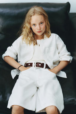 KNOTTED FLOWING SHIRT - Zara фото 9