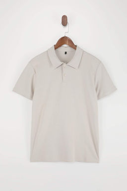 Tas Regular/Normal Kesim Yumusak Tuseli Polo Yaka T-shirt TMNSS26PO00006