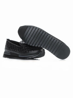 03-5015-1 BLACK Полуботинки женские (натуральная кожа)