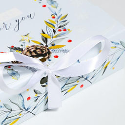 Складная коробка подарочная Волшебного нового года, 20 18 5 см, БЕЗ ЛЕНТЫ - Дарите счастье фото 3