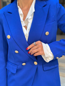 Жакет AURA 1112-176 синий  фото 4