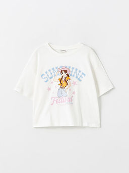 Bisiklet Yaka K?z ?ocuk Ti??rt