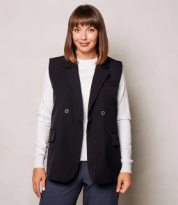 Жилет #КТ20630, чёрный