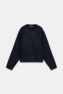 CABLE-KNIT JUMPER - Zara фото 5