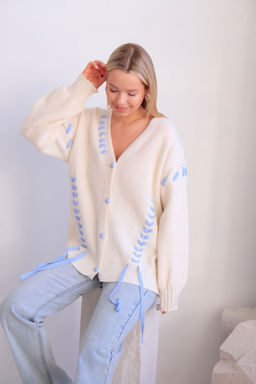 Martichelli Кардиган молочный фото 19