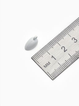 Цена за 2 шт. Замок магнитный Сердечко (набор 2 шт.), серебристо-белый