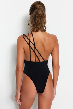 Siyah Tek Omuz Serit Aksesuarl? Normal Paca Mayo TBESS23MA00236