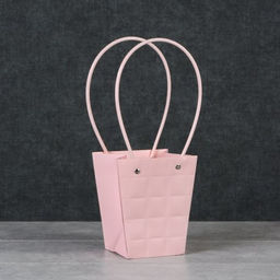 Цена за 10 шт. Пакет для цветов 13х9,5х15см / GYH22125-15 /уп 10/500/персиковый - Галеонтрейд фото 2