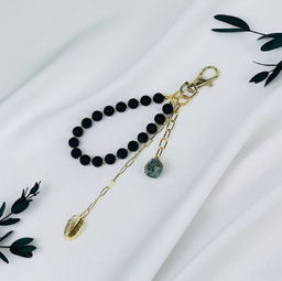 Брелок из Агата и Пренита