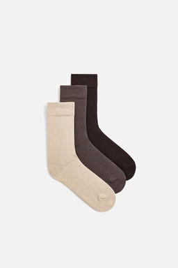 3-PACK OF CONTRAST SOCKS - Zara фото 2