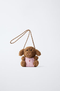 BOLSO PERRITO PELUCHE / Marr?n