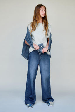 WIDE-LEG JEANS - Zara фото 5