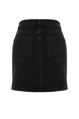 TRENDYOLMILLA Siyah More Sustainable Yuksek Bel Mini Denim Etek TWOSS24ET00063 фото 7