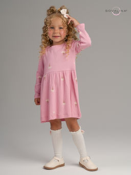 Платье Элла астра на пудре