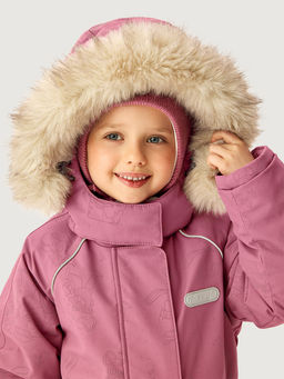 Комбинезон 8з0826 ягодный мусс/серый