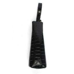 Футляр для ключей Croco-кл-506 (на молнии) натуральная кожа черный крокодил (200) 229825  фото 2
