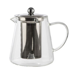 Чайник заварочный 750мл AROMA из боросиликатного стекла, нерж.сталь арт. 008247